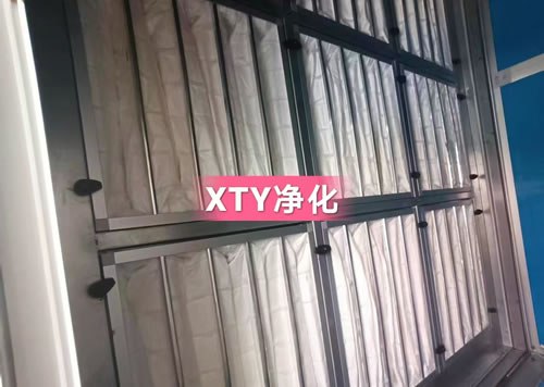 風(fēng)柜中效過濾器安裝
